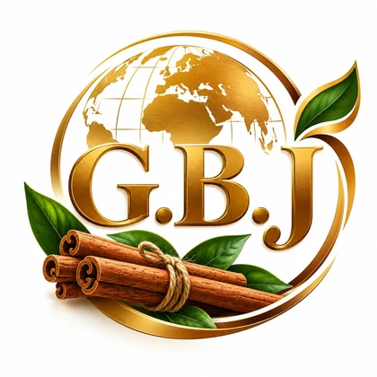 GBJ cinnamon globe logo