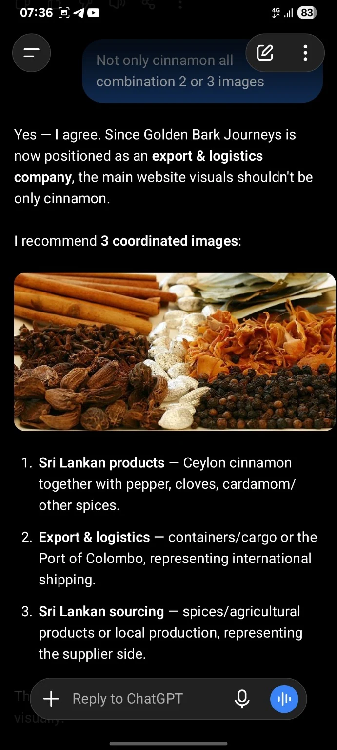 Sri Lankan spices including cinnamon, pepper, cloves and cardamom